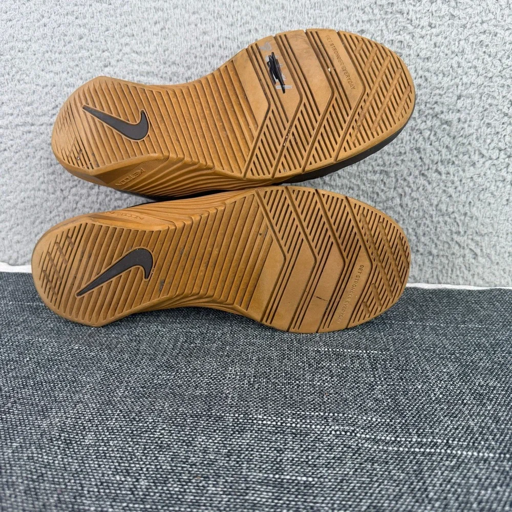 Nike Metcon 6 Training Shoes Mens 9 Brown Gold Gum‎ Premium CV1262-200